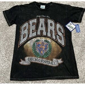 Stoney Clover Lane X '47 Chicago Bears Glitter Rocker Vintage Tee Small NWT